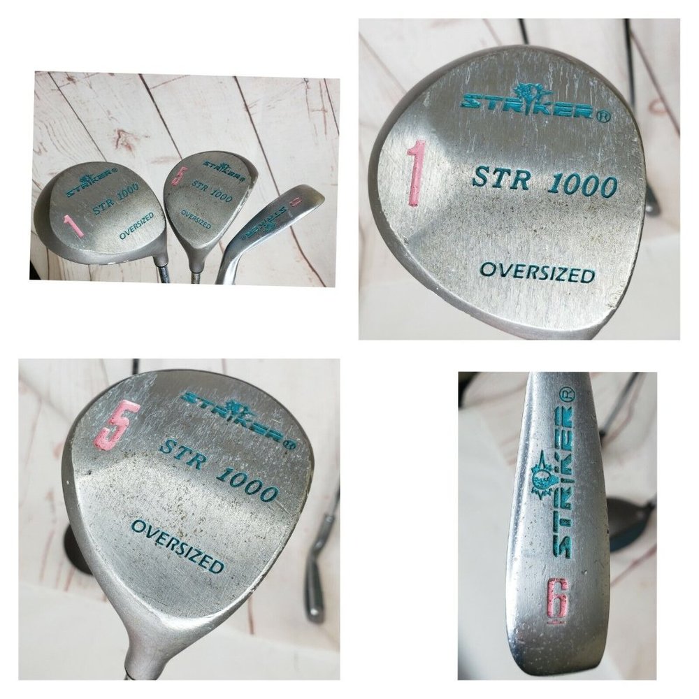 2 Striker Str 1000 Oversized Grip Rite Drivers #1 #5 & Mid Size #6 Golf Clubs